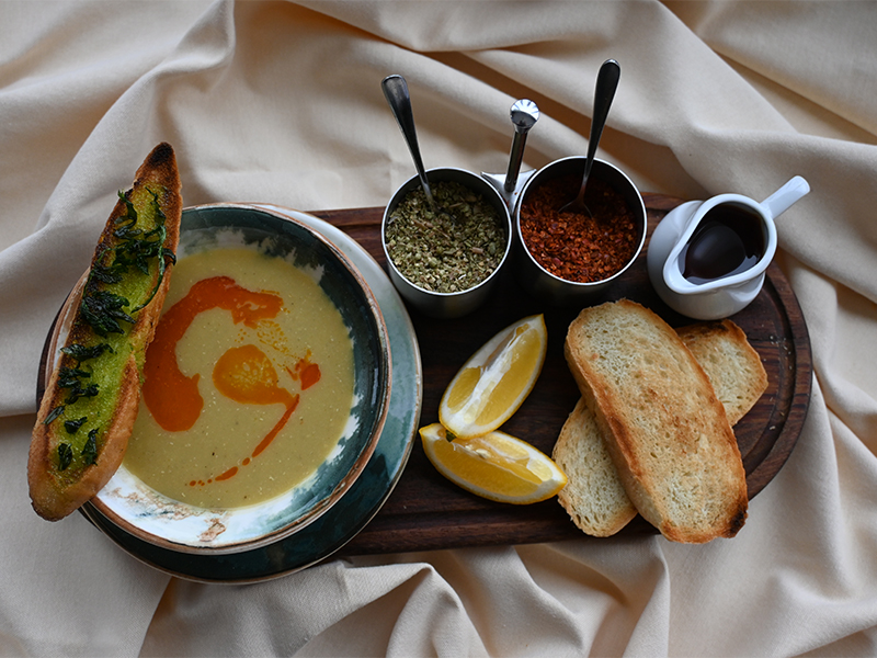 1) Strained Lentil Soup 